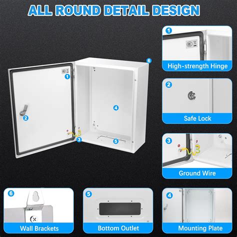 reinforced rubber mounted steel box|12x10x6 electric box.